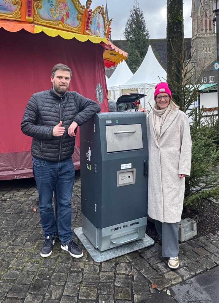 Smarte Mülleimer für eine saubere Stadt