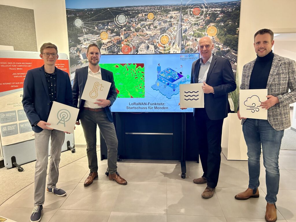 LoRaWan- Smartes Funknetz in Menden eingeführt