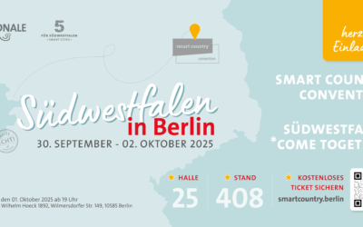 Herzliche Einladung: 5 für Südwestfalen auf der Smart Country Convention