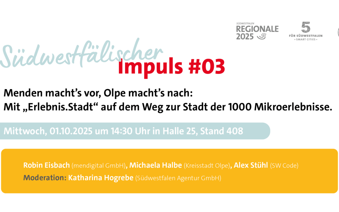 SCCON-Impuls #03: Mit „Erlebnis.Stadt“ auf dem Weg zur Stadt der 1000 Mikroerlebnisse
